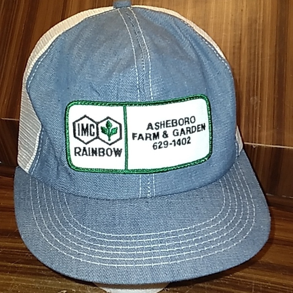 Vintage truckers cap adjustable Asheboro Farm & Garden